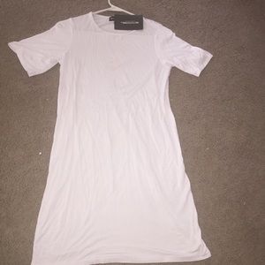 Long White T-Shirt Dress